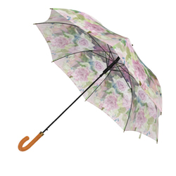 【受注生産】シャビーシックピンク の雨傘２（イギリス製）梅雨対策2023 2枚目の画像