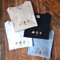 Camp!ビッグシルエット刺繍Tシャツ《ホワイト》メンズ レディース トップス キャンプ 14枚目の画像