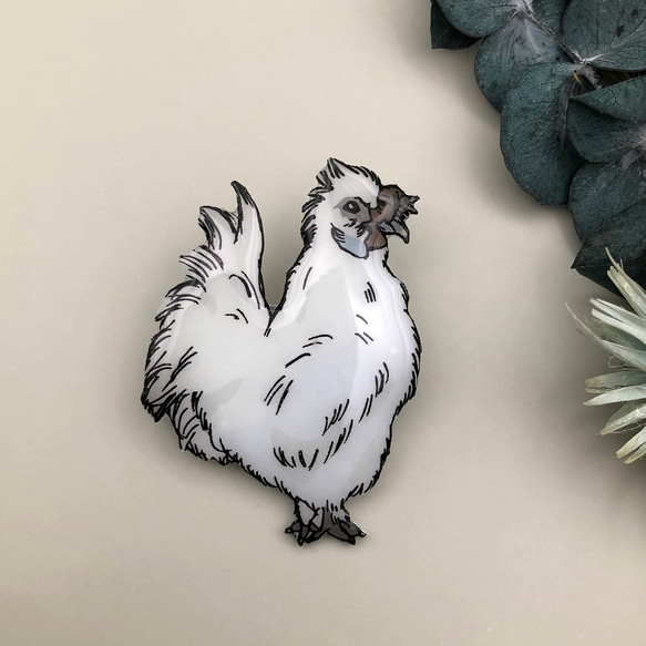 とても上品で素敵な鳥のブローチ とても上品で素敵な鳥のブローチ