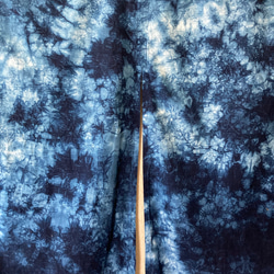 天然藍染　暖簾 3枚目の画像