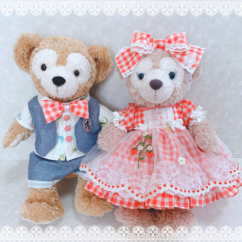 ダッフィー＆シェリーメイ お揃いコーデ コスチューム ぬいぐるみ 