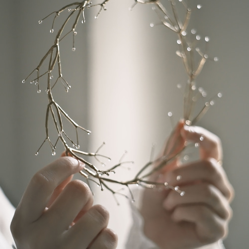 インスタ作家 mone morigaki 壁掛けフレーム bloom ／シルバー インスタ作家 mone morigaki 壁掛けフレーム bloom ／シルバー 壁掛け