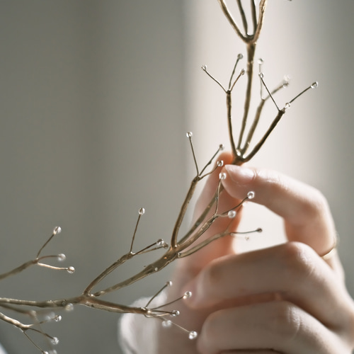 インスタ作家 mone morigaki 壁掛けフレーム bloom ／シルバー インスタ作家 mone morigaki 壁掛けフレーム bloom ／シルバー mone