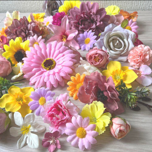 ☆NO 0624-02⑤造花 花材 小花 アーティフィシャルフラワー