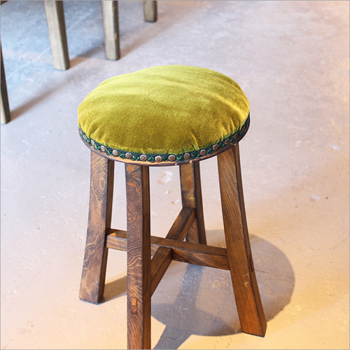 昭和レトロ・丸椅子・イス・スツール・木製・アンティーク・古道具
