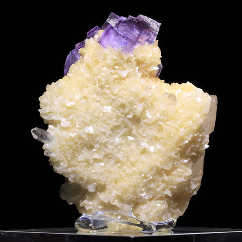 30g【芸術的共生結晶】 天然 パープルゾーニングフローライト