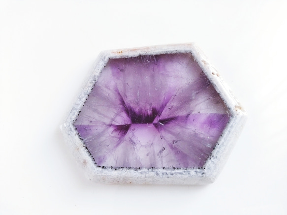 トラピッチェアメジスト【大】60x49mm ルース 天然石 SPES STONE 通販