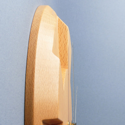 掛け時計（木製・無垢）Wood Wall Clock C-2　ビーチ 8枚目の画像