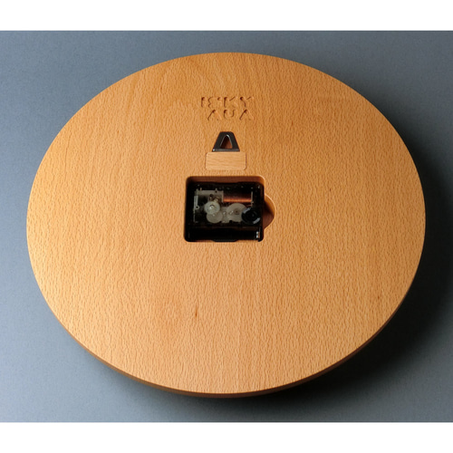 掛け時計（木製・無垢）Wood Wall Clock C-2 ビーチ 掛け時計