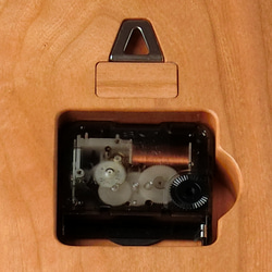 掛け時計（木製・無垢）Wood Wall Clock C-2　ブラックチェリー 9枚目の画像