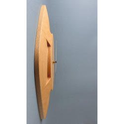 掛け時計（木製・無垢）Wood Wall Clock DC-1　ビーチ 4枚目の画像