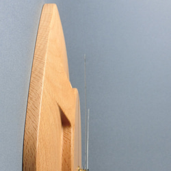 掛け時計（木製・無垢）Wood Wall Clock DC-1　ビーチ 8枚目の画像