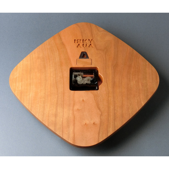 掛け時計（木製・無垢）Wood Wall Clock DC-1　ブラックチェリー 5枚目の画像