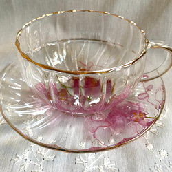 ガラスのティーセット・スイートピー ティーカップ Renon 通販