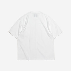 TMCAZ 3D Dual-Pocket Tee [ホワイト] 立体シルエット ダブルポケット ゆったり半袖Tシャツ 綿100％ 16枚目の画像