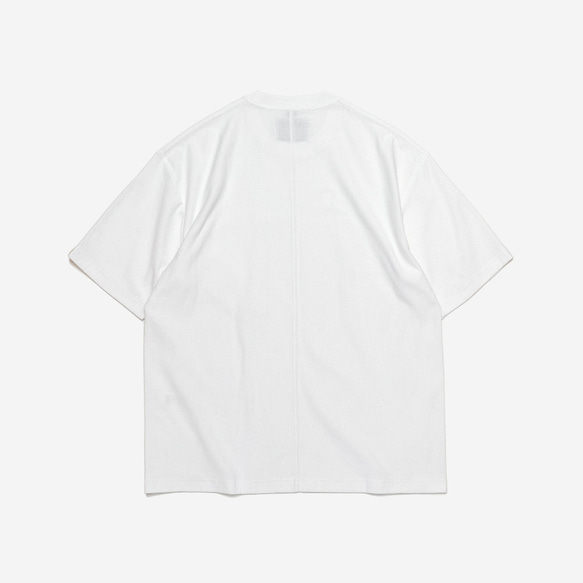 TMCAZ 3D Dual-Pocket Tee [White] 立体轮廓双层口袋宽松短袖T恤 100%棉 第16張的照片