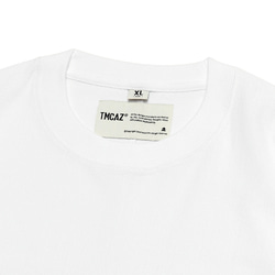 TMCAZ 3D Dual-Pocket Tee [ホワイト] 立体シルエット ダブルポケット ゆったり半袖Tシャツ 綿100％ 17枚目の画像