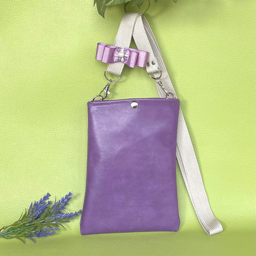 極美品FENDI キーケースポーチカラー♡ラベンダーパープル♡