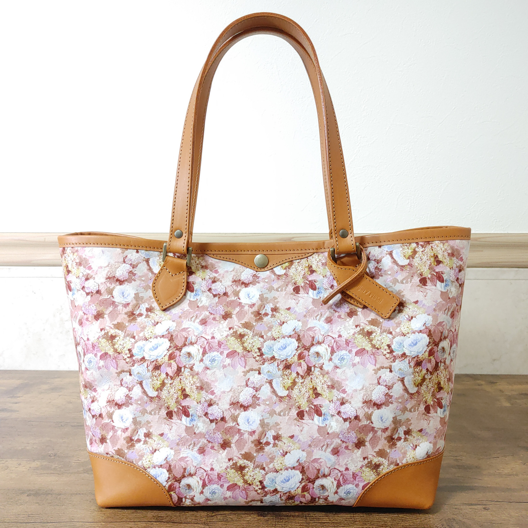 リバティ × 本革 トートバッグ 『ハムステッド・サマー』 LC-ML