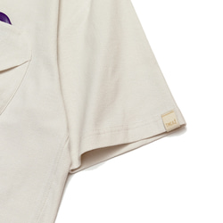 TMCAZ 3D Dual-Pocket Tee [White Onyx] 立体轮廓双层口袋宽松短袖T恤 100%棉 第19張的照片