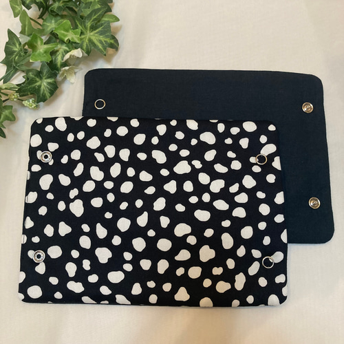 ハンドメイド よだれカバーダルメシアン柄