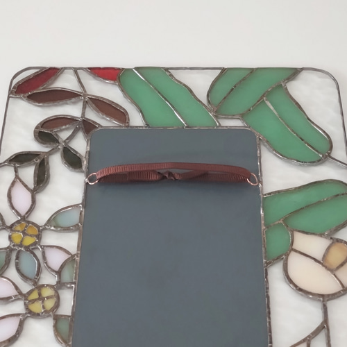 サンポミチノカガミ　ステンドグラス ミラー サンポミチノカガミ 18 その他インテリア雑貨 glassMA 通販 16128291