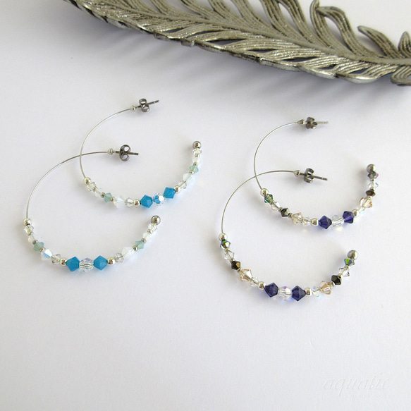 スワロフスキー Fit ピアス ラージサイズ スワロフスキー ピアス Fit