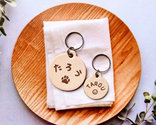 牛本革レザー【大きいネームプレート】オーダー受付ページ♡ネームタグ♡ペット鳥犬猫 楽天市場】ケージ用 ネームプレート（名札）鳥、犬、猫、うさぎ