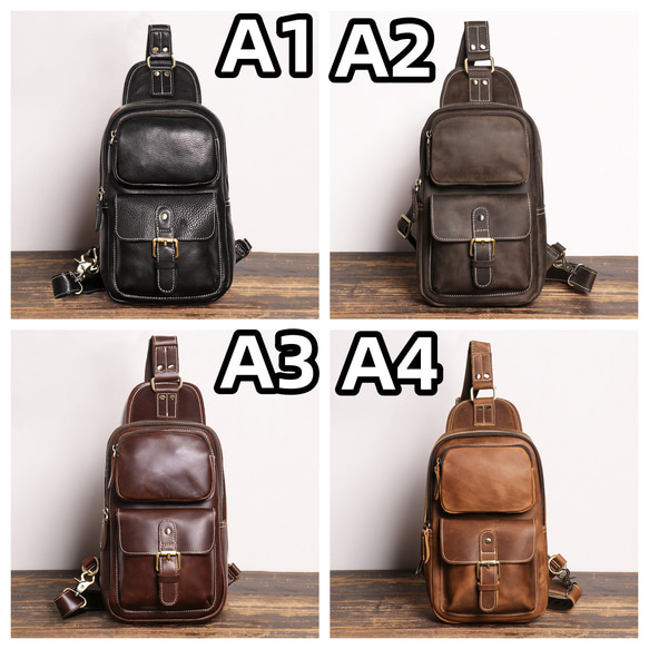 本革 チェストバッグ レザー ショルダーバッグ メンズ オートバイバッグ 牛革ボディバッグ彼氏友達父の日誕生日プレゼント 本革 牛革ボディバッグ彼氏友達父の日誕生日プレゼント K1688407263(12870円)