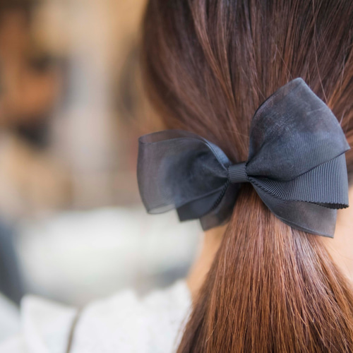 チュールリボン♡フェアリープリンセスオリジナルリボン ヘアゴム  