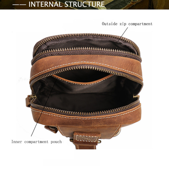 本革 チェストバッグ レザー ショルダーバッグ メンズ オートバイバッグ 牛革ボディバッグ彼氏友達父の日誕生日プレゼント ショルダーバッグ オートバイバッグ チェストバッグ 本革 レザー 牛革ボディバッグ彼氏友達父の日誕生日プレゼント メンズ F1667219390(12870円)