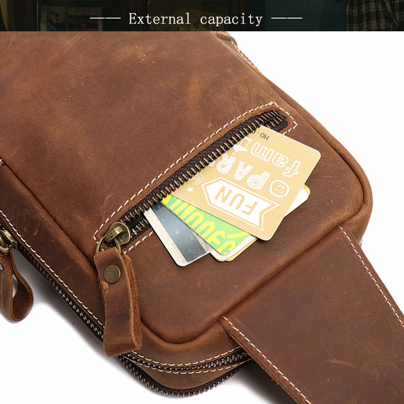 本革 チェストバッグ レザー ショルダーバッグ メンズ オートバイバッグ 牛革ボディバッグ彼氏友達父の日誕生日プレゼント ショルダーバッグ オートバイバッグ チェストバッグ 本革 レザー 牛革ボディバッグ彼氏友達父の日誕生日プレゼント メンズ F1667219390(12870円)
