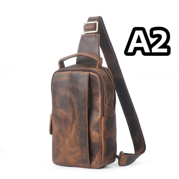 本革 チェストバッグ レザー ショルダーバッグ メンズ オートバイバッグ 牛革ボディバッグ彼氏友達父の日誕生日プレゼント 本革 メンズ ショルダーバッグ バッグ 旅行バッグ