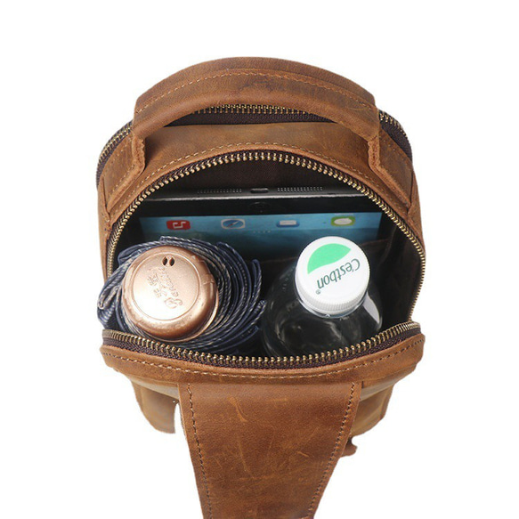 本革 チェストバッグ レザー ショルダーバッグ メンズ オートバイバッグ 牛革ボディバッグ彼氏友達父の日誕生日プレゼント 本革 メンズ ショルダーバッグ バッグ 旅行バッグ