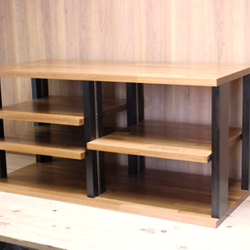 注文製作 木製（無垢材）テレビボード、AVボード、オーディオラック