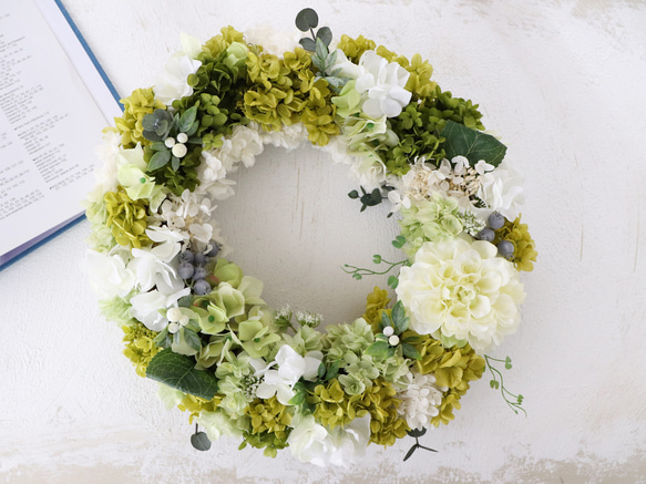 simple&natural wreath 30㎝ 4枚目の画像