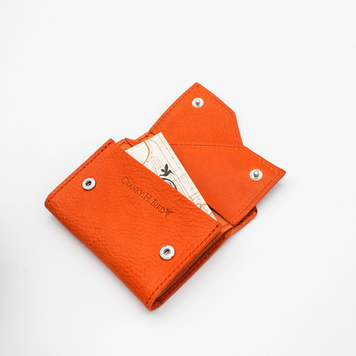 イタリアンレザーの名刺入れ ダブルフラップ 100枚収納 名入れ可 名刺