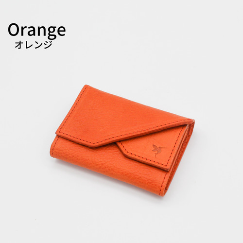 【新品✨】efffy 名刺入れ　ケース　オレンジ　開封済み　日本製 楽天市場】エフィー 名刺入れ 本革 日本製 レディース GV5-08