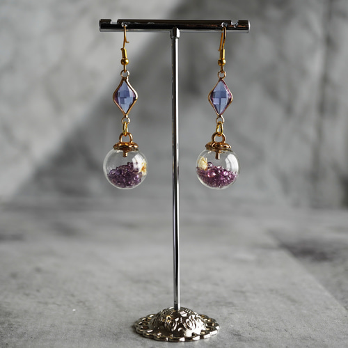 Enchanted Amethyst -魅惑のアメジスト- ピアス・イヤリング