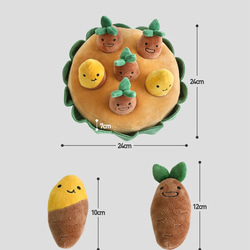 犬オモチャサツマイモノーズワーク 5枚目の画像