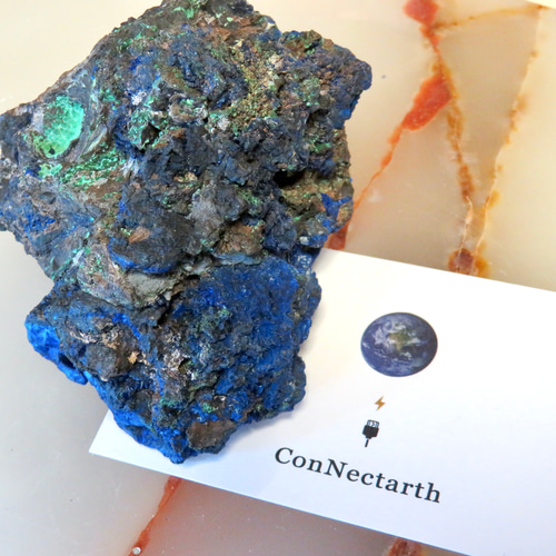 藍銅鉱：Azurite（ナミビア産） - サイバークリスタルズ☆鉱物