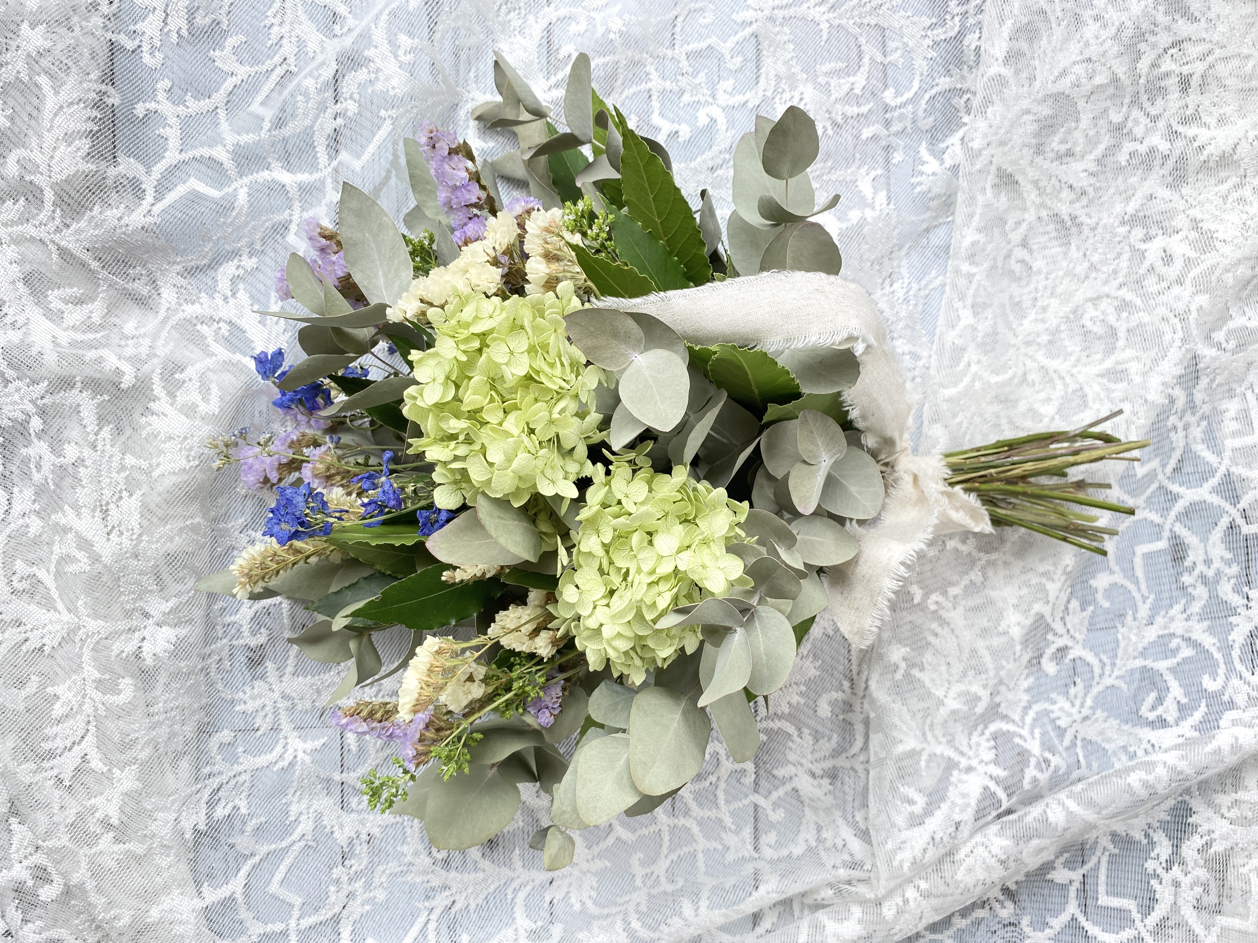 ユーカリとローリエ（月桂樹）の香りのスワッグ ドライフラワー