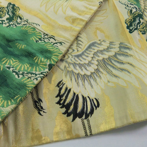 Amazon.co.jp: (16)1615179.5cm昭和初期の丸帯飛鶴文