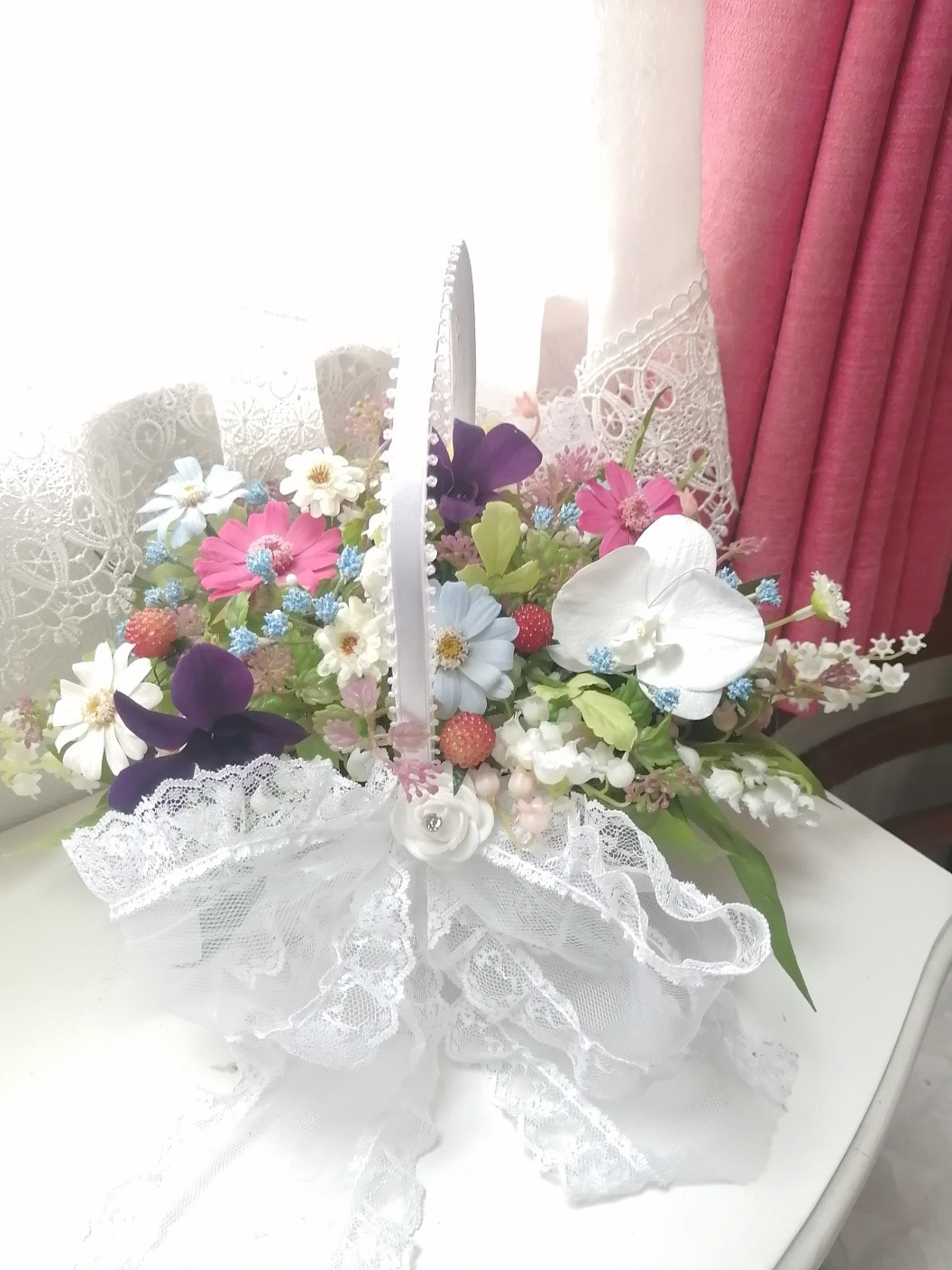 オーダー品　かわいい仏花つくります♪　ご希望をとりいれて♪　プリザーブドフラワー　8000円～