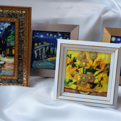 ゴッホ ひまわり アート額　写真立て ゴッホ ひまわり アート額 写真立て ひまわり 【6号】 フィンセント