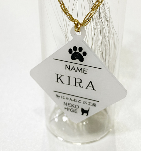 【猫ちゃんオーダー】にゃんねこ25工房オリジナル猫ヒゲ瓶 6枚目の画像