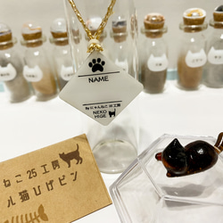 【猫ちゃんオーダー】にゃんねこ25工房オリジナル猫ヒゲ瓶 7枚目の画像