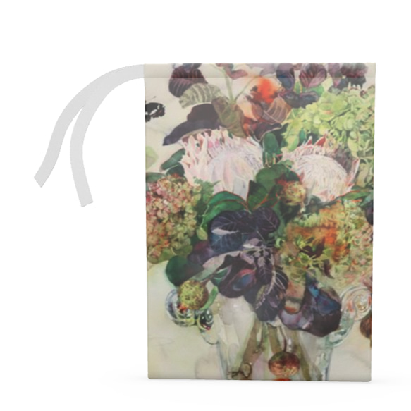 キングプロディアと夏の花　エプロン　ミディアムサイズ　ファブリック2024 13枚目の画像
