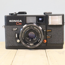 【完動品】コニカ KONICA C35 FLASH MATIC フィルムカメラ 完動品】KONICA C35 Flash matic フィルム 動作確認済