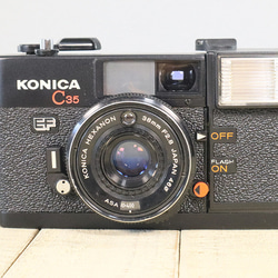 完動品/3ヶ月保証】オールドフィルムカメラ コニカ KONICA C35 EF S
